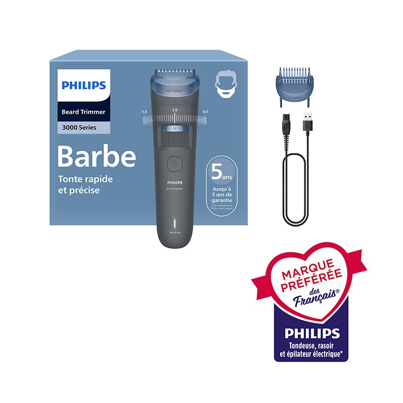 Tondeuse Barbe Philips Bt3617/15 Series 3000 Bon état -  reconditionné disponible sur Electro Depot